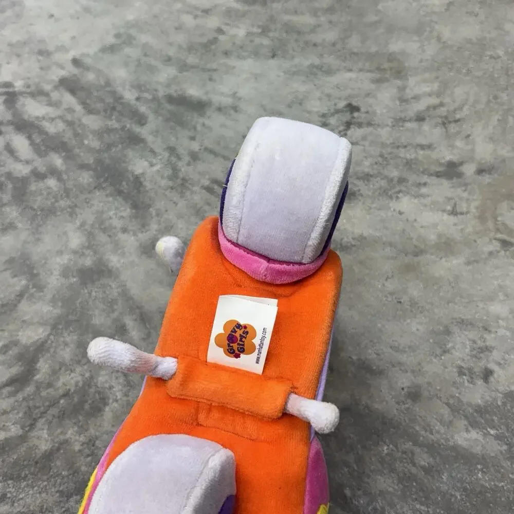Y2K Groovy Girls Moped Scooter Motorcycle Bike Plush Toy 2001 Nostalgia Colorful